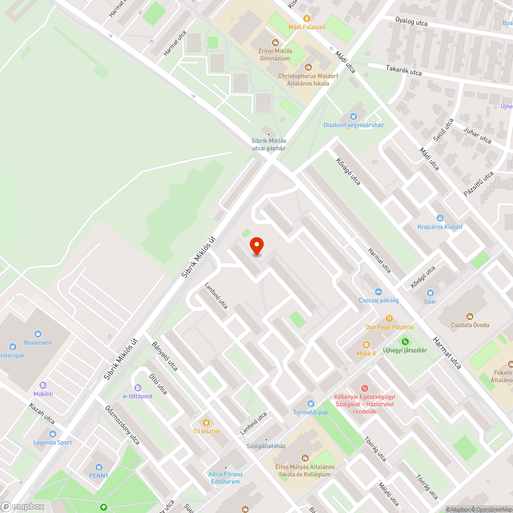 Kisebb kövek a fűben bejelentés helye