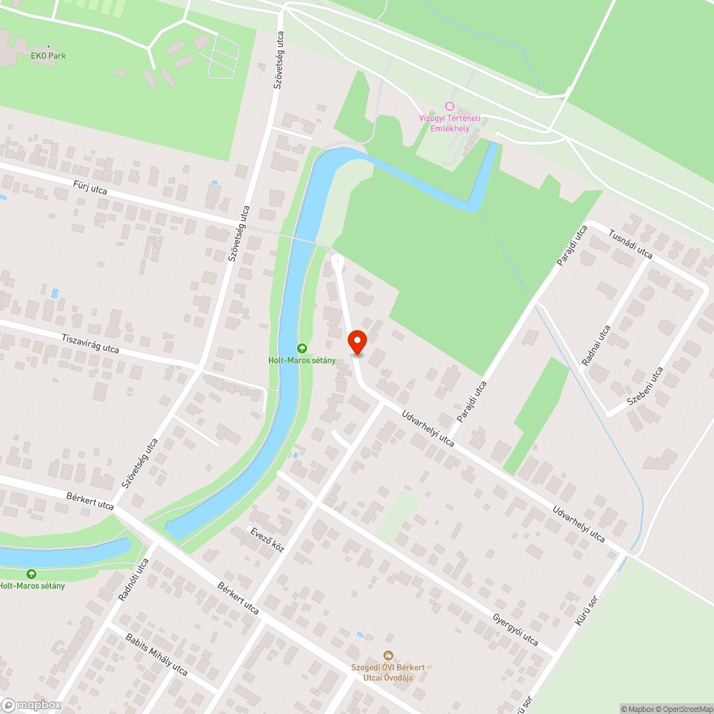 Kátyú bejelentés helye