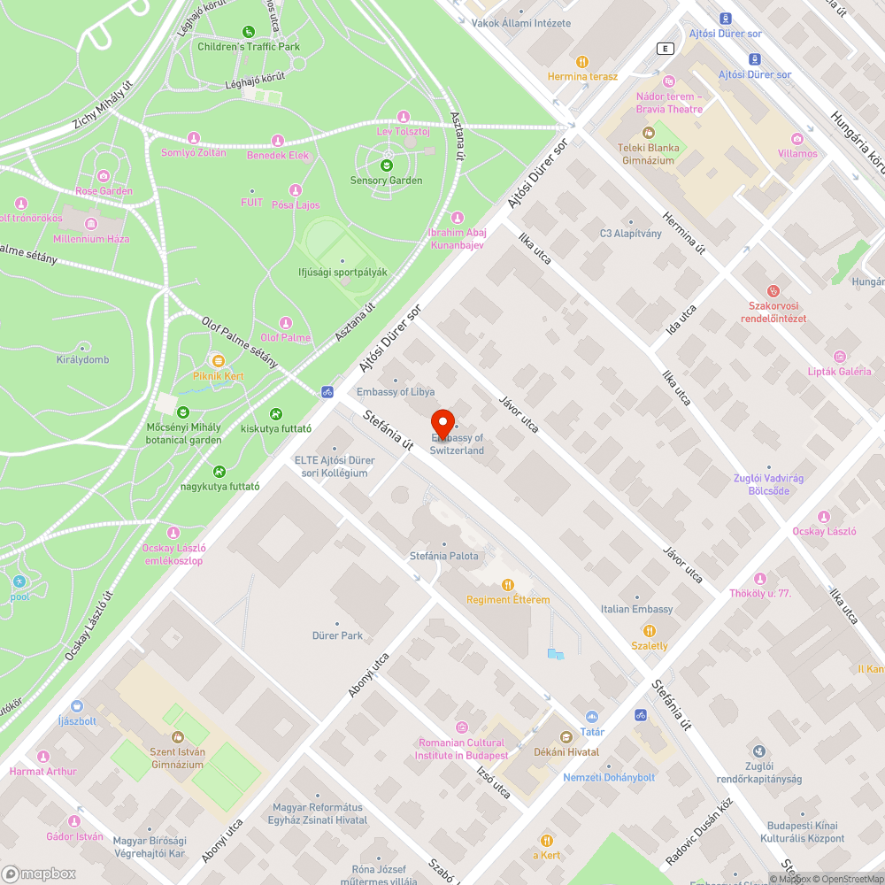 Zavaró, ott maradt (?) troli megálló táblák a Stefánia úton bejelentés helye