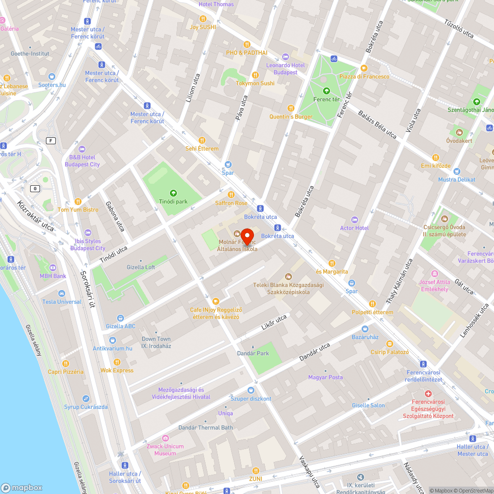 Elhagyott autó bejelentés helye