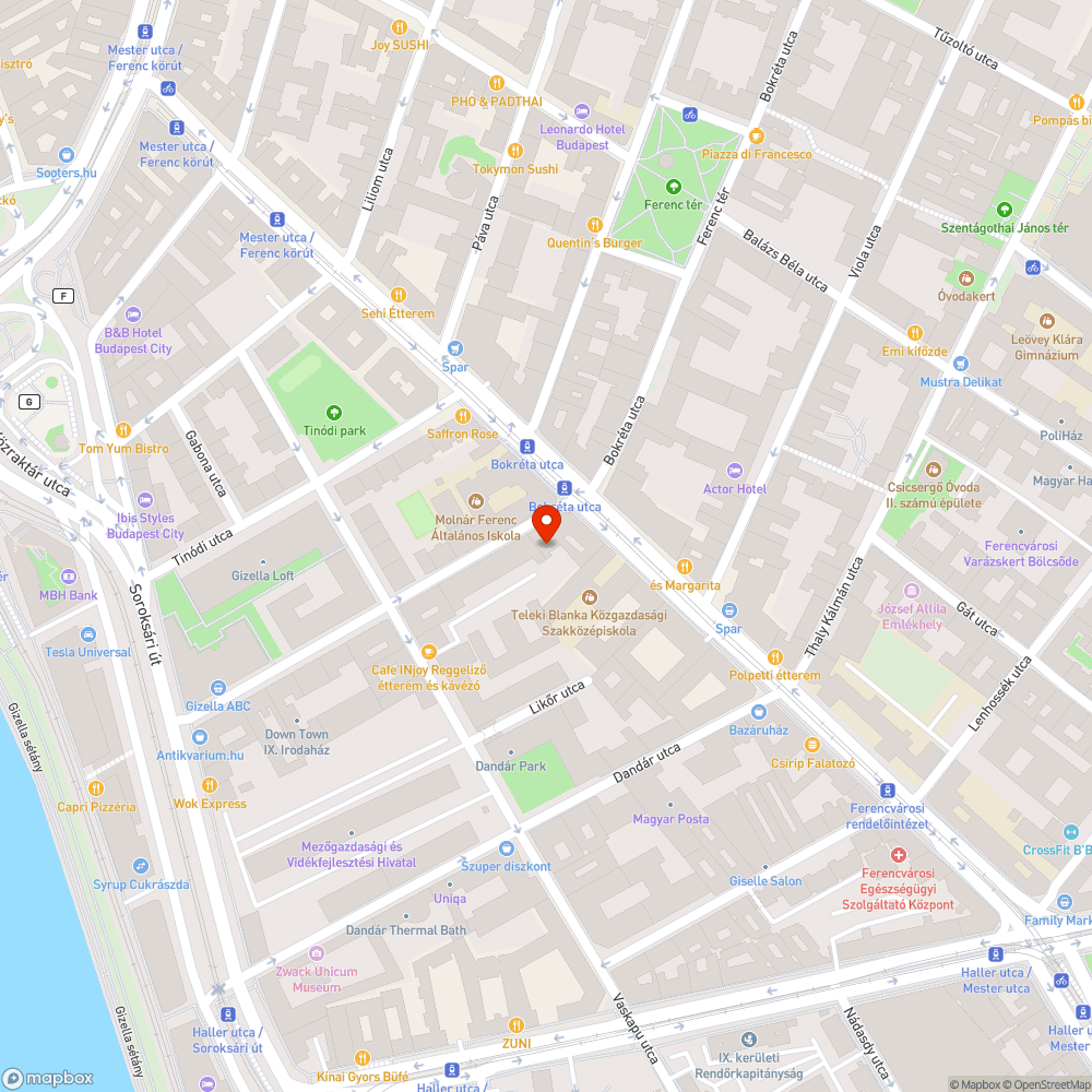 tábla elfordult, oszlop megdőlt az Ipar utcában bejelentés helye