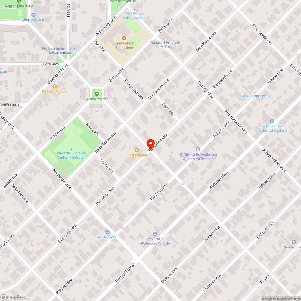 Kátyús út bejelentés helye