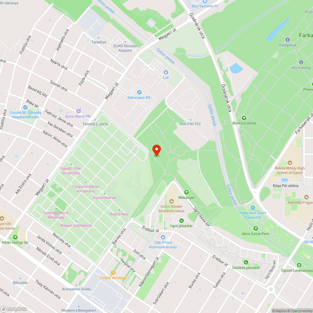 Szemetes út bejelentés helye