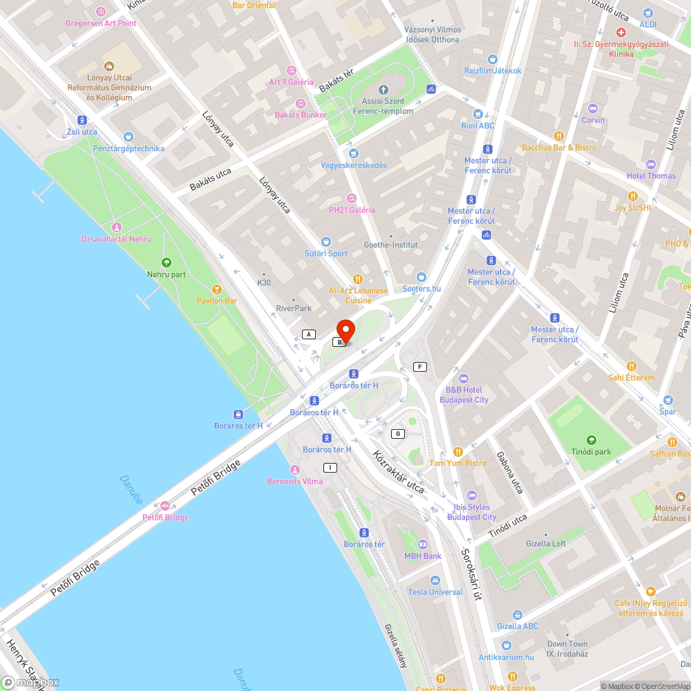 Boráros tér - Közraktár aluljáró - lépcsők bejelentés helye