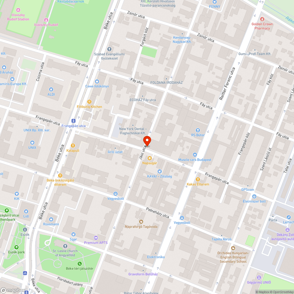 jász utca 67-71 járdaszakasz bejelentés helye