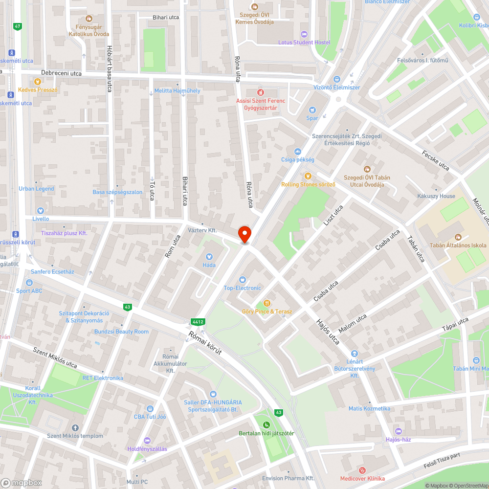 Kiegészített tábla bejelentés helye