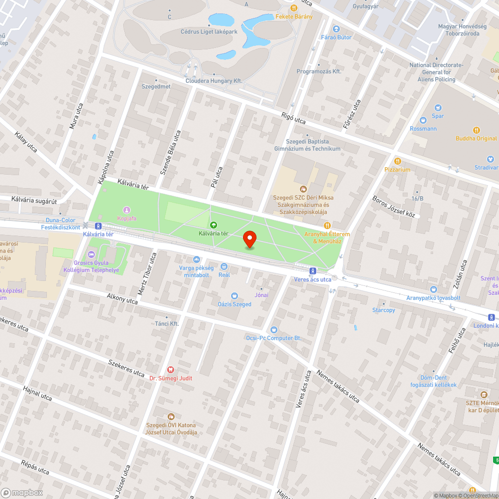 Kálvária téri hiányosságok bejelentés helye