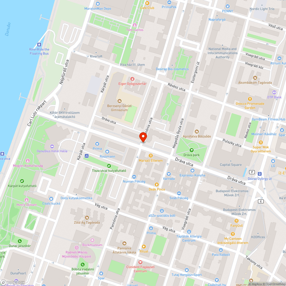 Dráva utcán tilos kerékpározni bejelentés helye