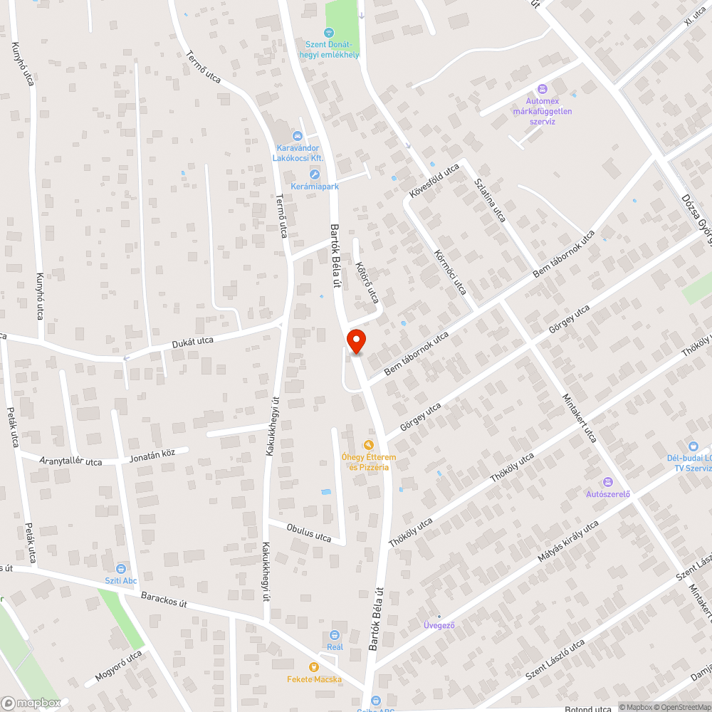 Trafóház graffitis bejelentés helye