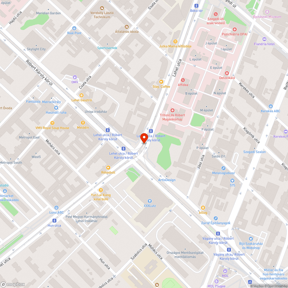 Hiányzó szemetes a villamos megállóban bejelentés helye