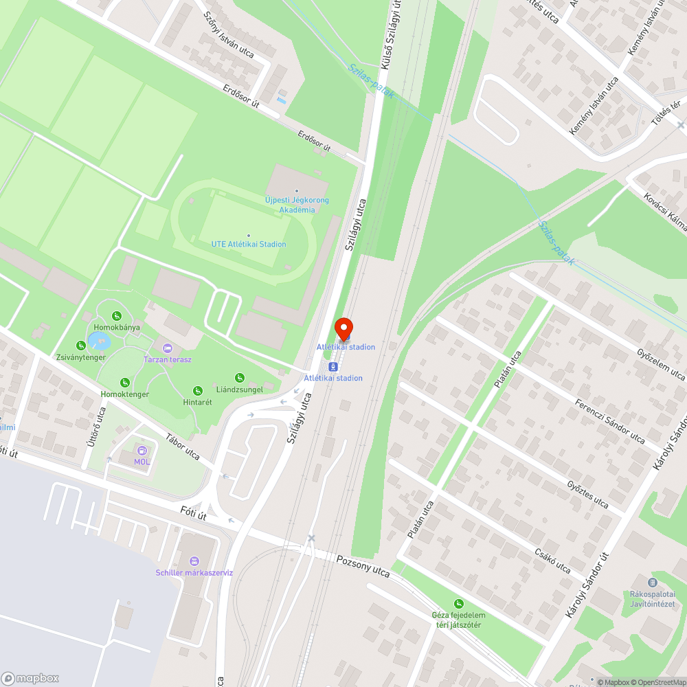 Hiányzó ülőkék az Atlétikai stadion villamosmegállóban bejelentés helye