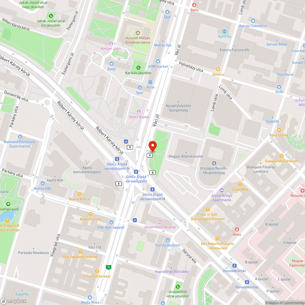 Kiáltó térkő bejelentés helye