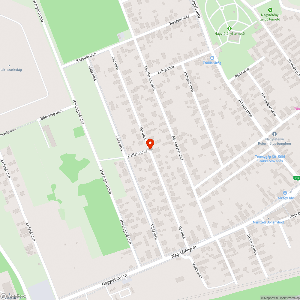 Leesett szemetes bejelentés helye