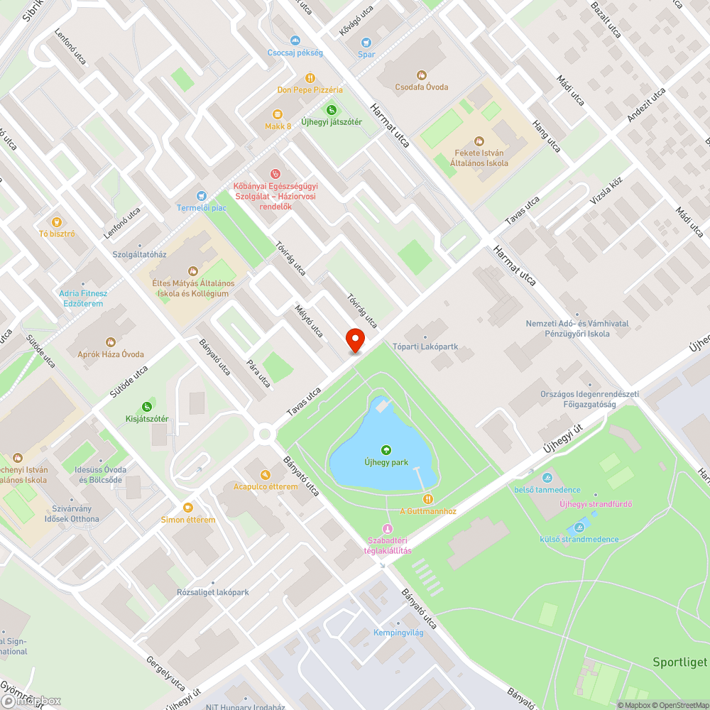 Földdel tele közmű akna bejelentés helye