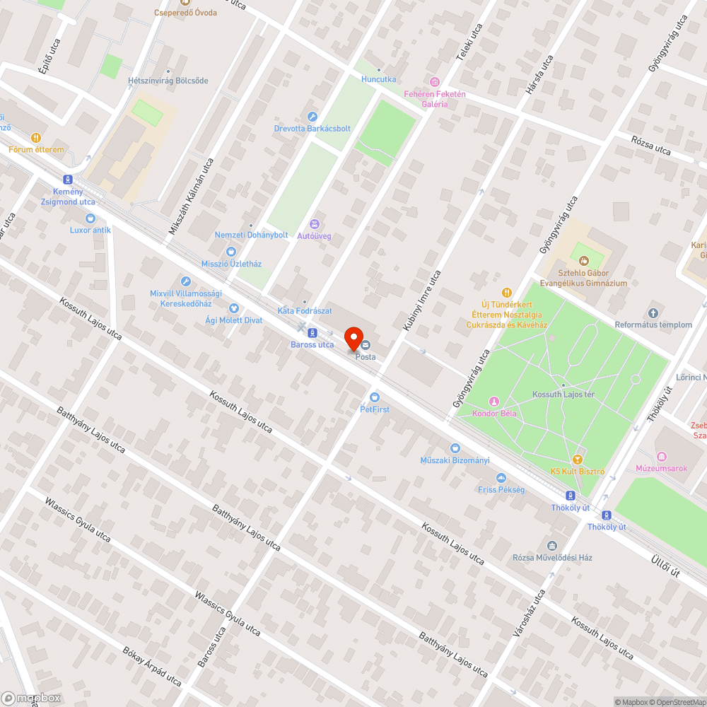 A biciklitároló rossz elhelyezése a 18.kerúleti fő postánál bejelentés helye