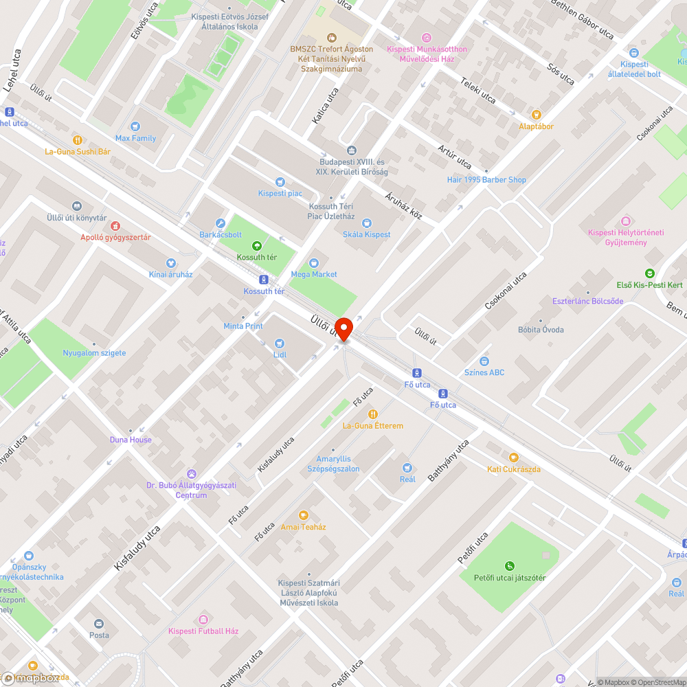 Hiányzó fényterelő a gyalogoslámpáról bejelentés helye