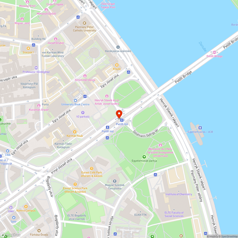 Goldmann téri aszfalt javítása (aluljáró közeli) bejelentés helye