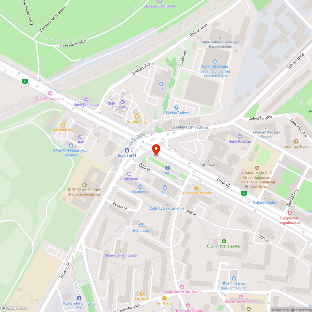 Fagerendák, kőkocka és oszloptalp a virágyágyásban bejelentés helye