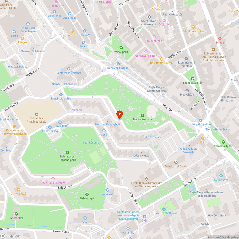 Zöld területre parkolás bejelentés helye