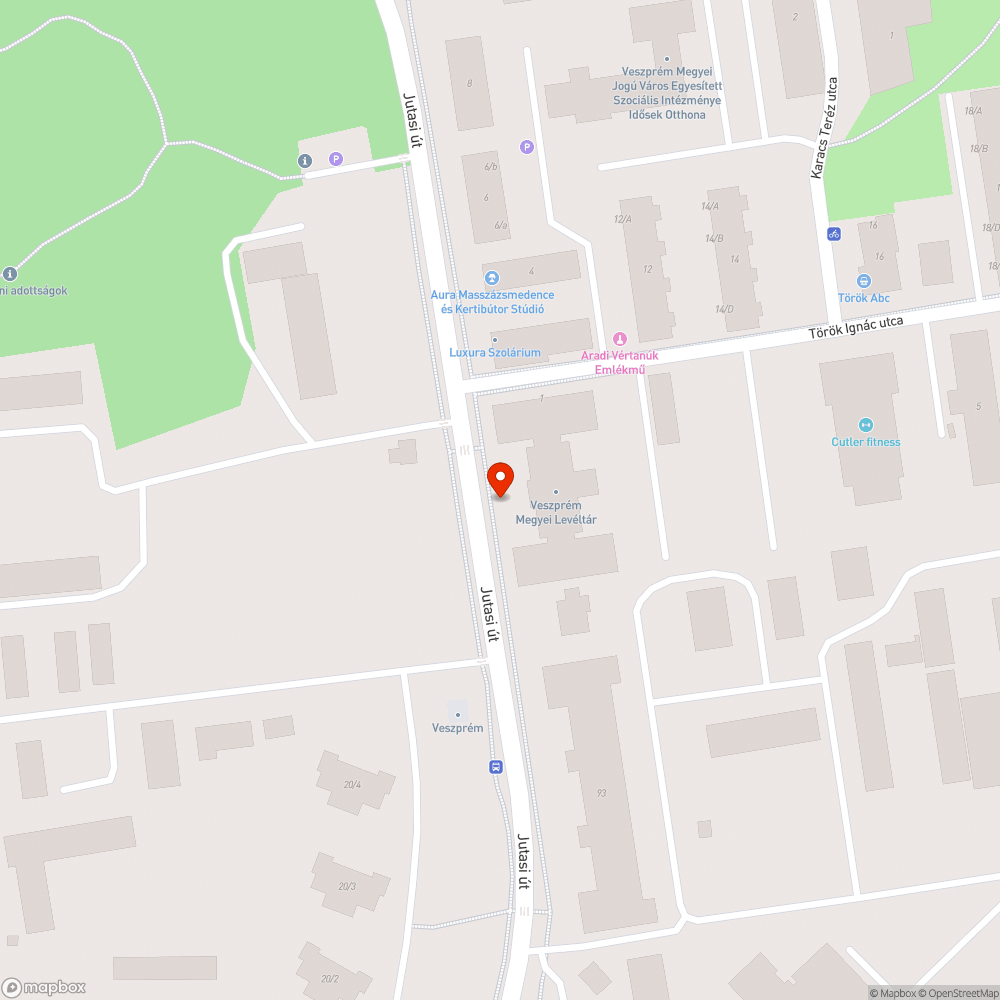 Jutasi úton leaszfaltozatlan részek bejelentés helye