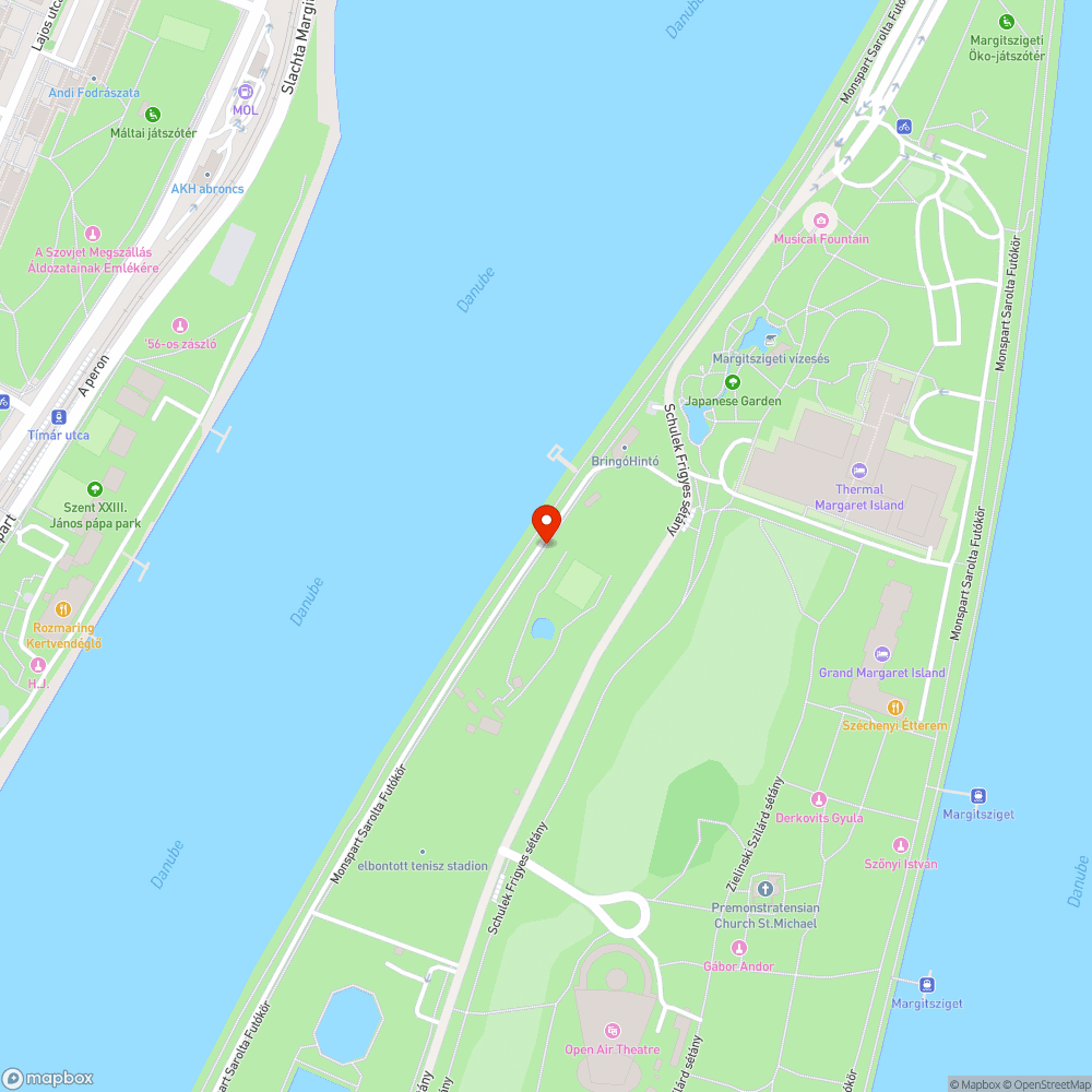 Veszélyes futópálya szakasz, Hajós Alfréd stny bejelentés helye