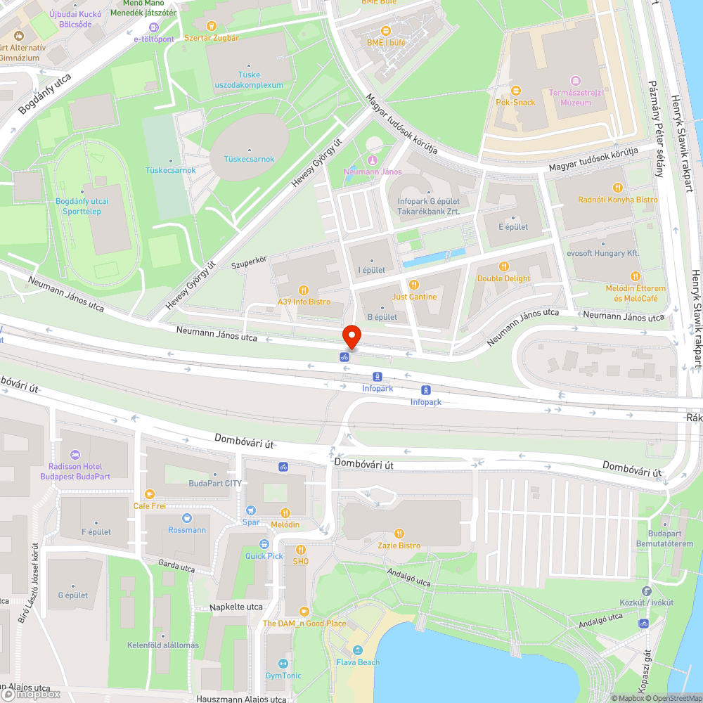 Az 1 es villamos infoparki lejáratánál nincs rendes gyalogátkelő kijelölve bejelentés helye