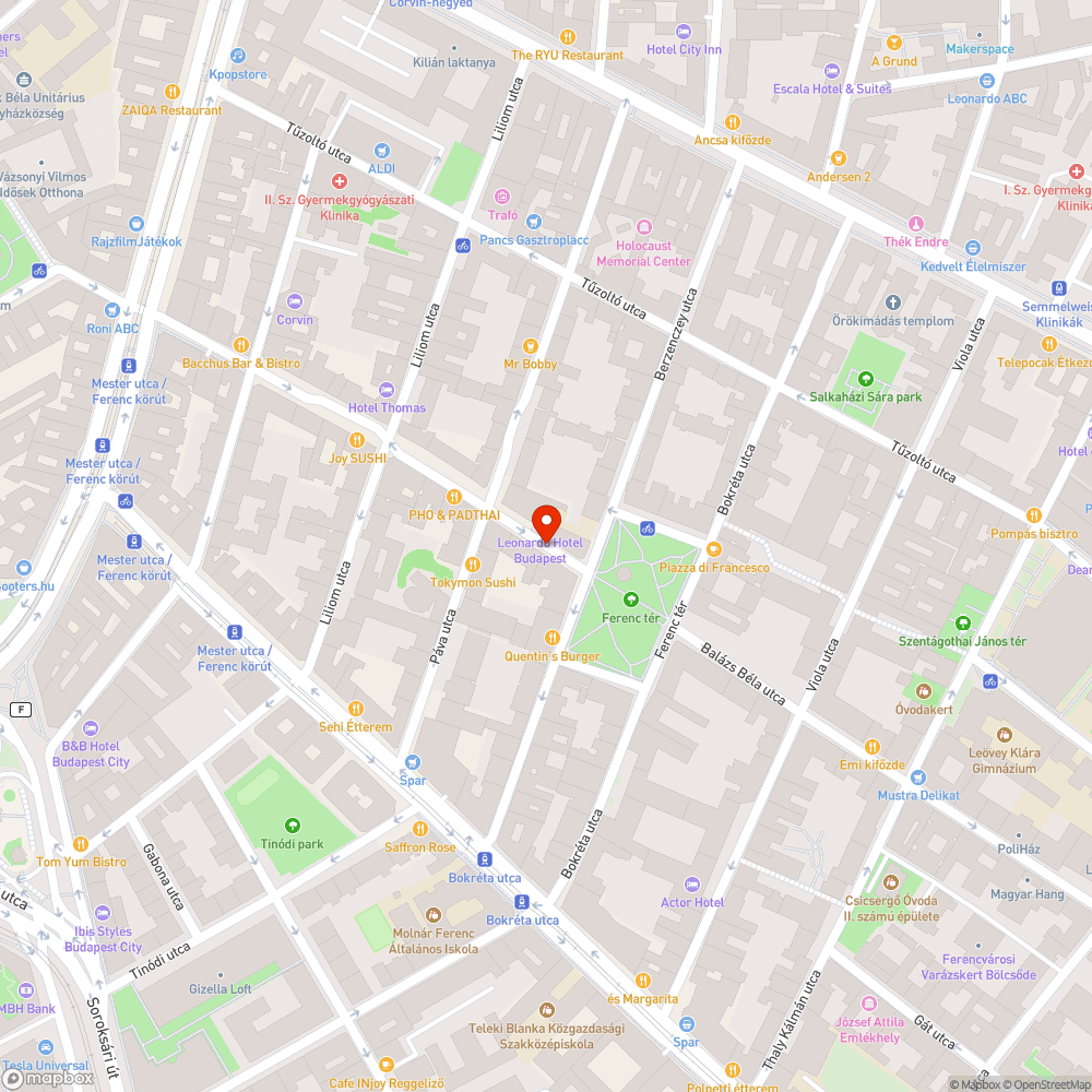 Törött pad bejelentés helye