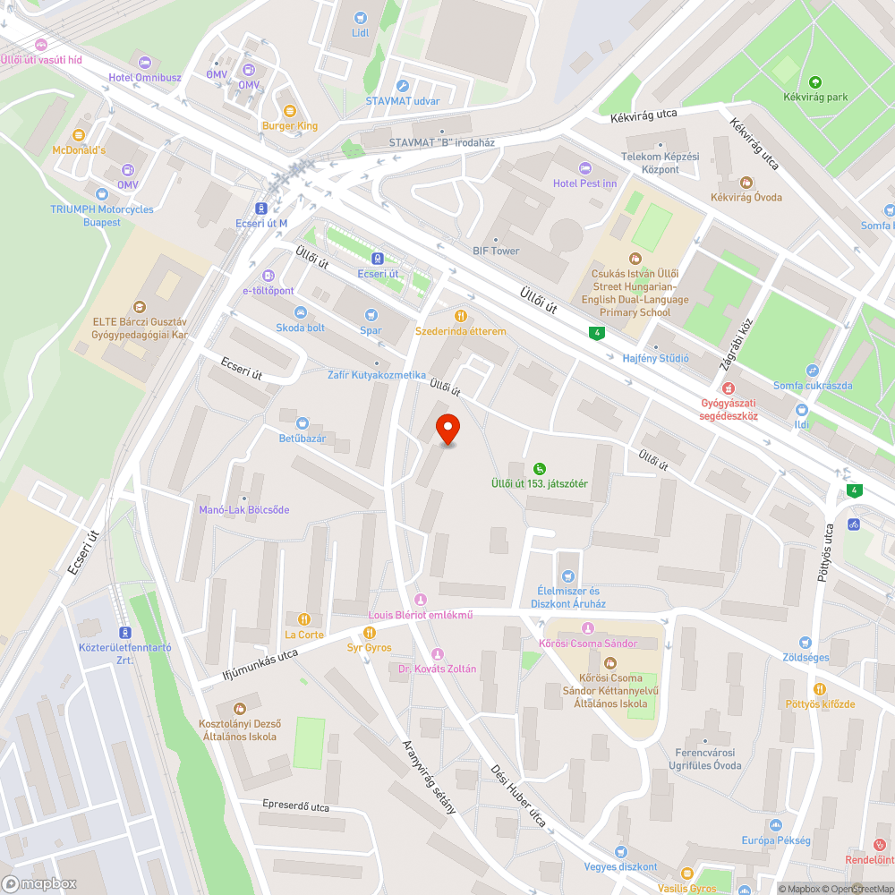 kiszaradt fa bejelentés helye