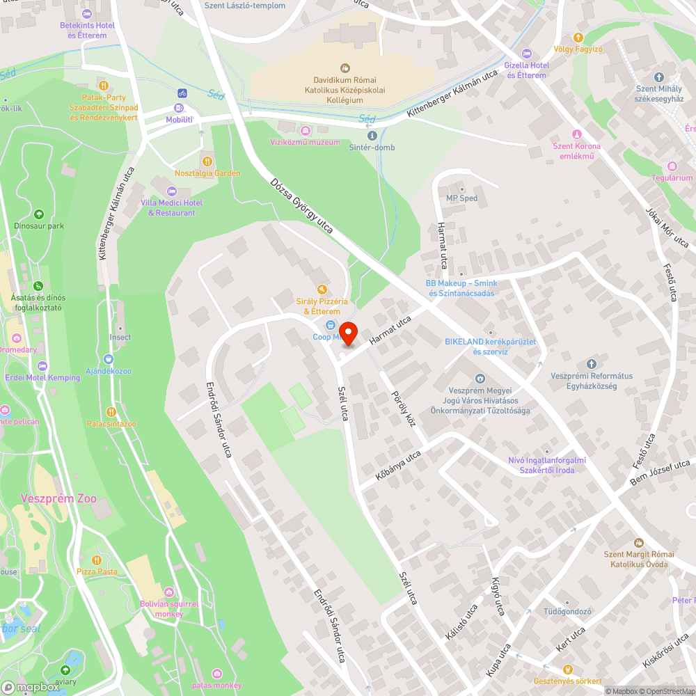 Kiégett szelektív hulladékgyűjtő bejelentés helye