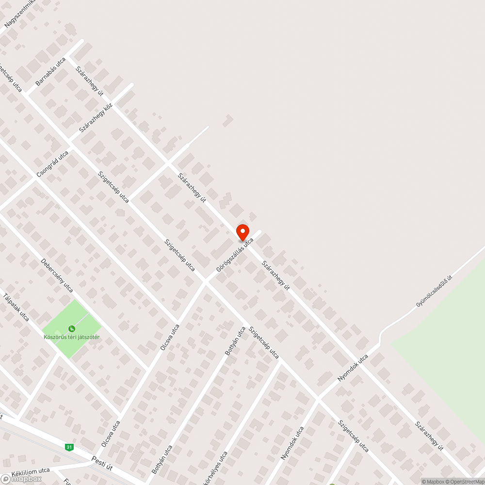 Sérült, töredezett útszélek, 50m-en belül 4-5 kátyú. bejelentés helye