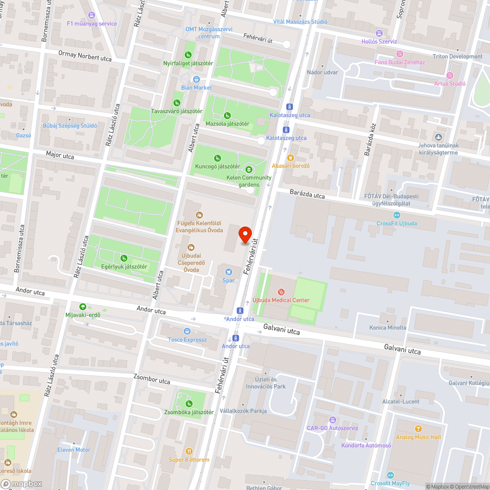 Takarítás nélküli járdaszakasz bejelentés helye