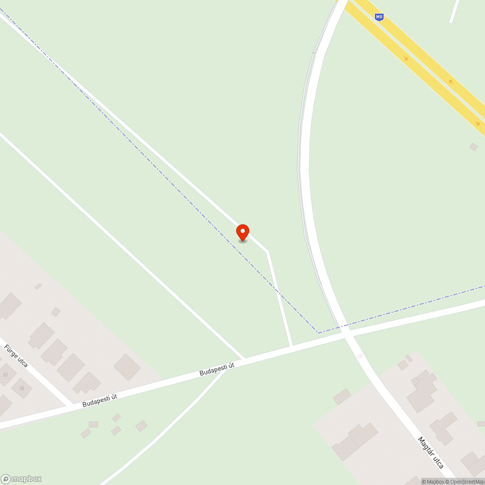 Szemetes árokpart bejelentés helye