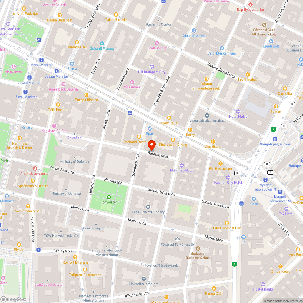 Megsüllyedt burkolat bejelentés helye