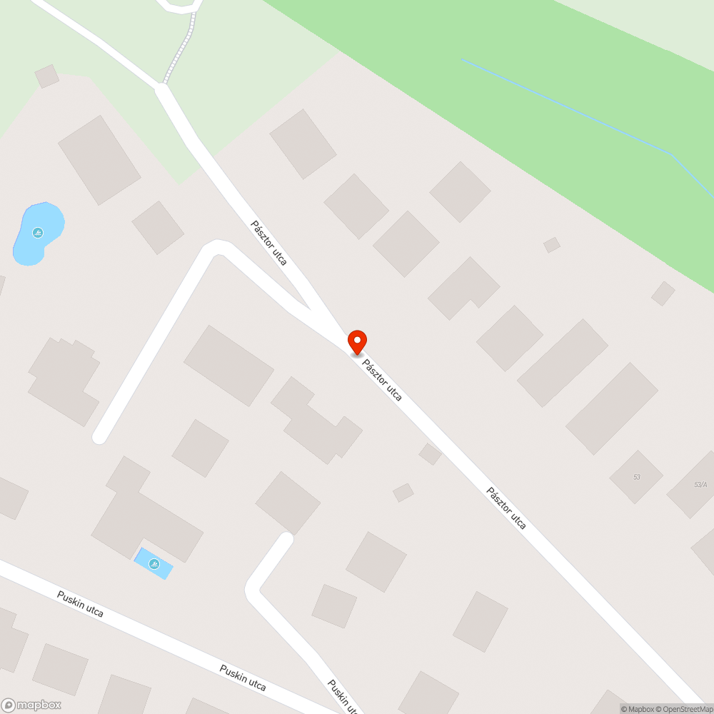 Jelentős kátyúsodás a Pásztor utca végén bejelentés helye