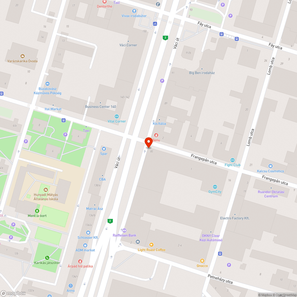 Kintfelejtett közlekedési tábla bejelentés helye