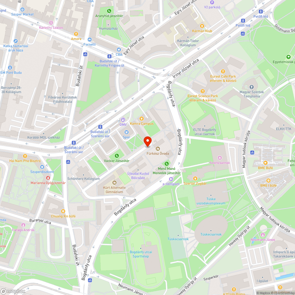 Csőtörés a parkolóban bejelentés helye