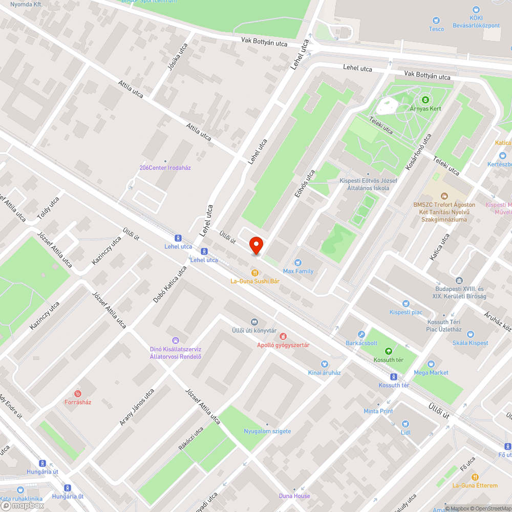 Vasalt betondarabok az üveggyűjtő konténer mellé dobva bejelentés helye