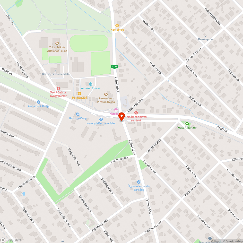 Beszakadt csatornafedél bejelentés helye