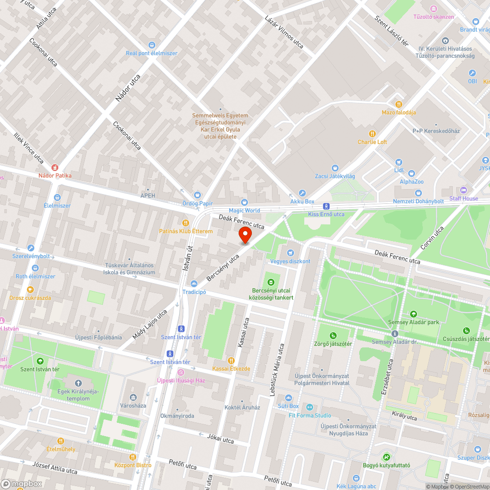 Elhagyott roncsautó bejelentés helye