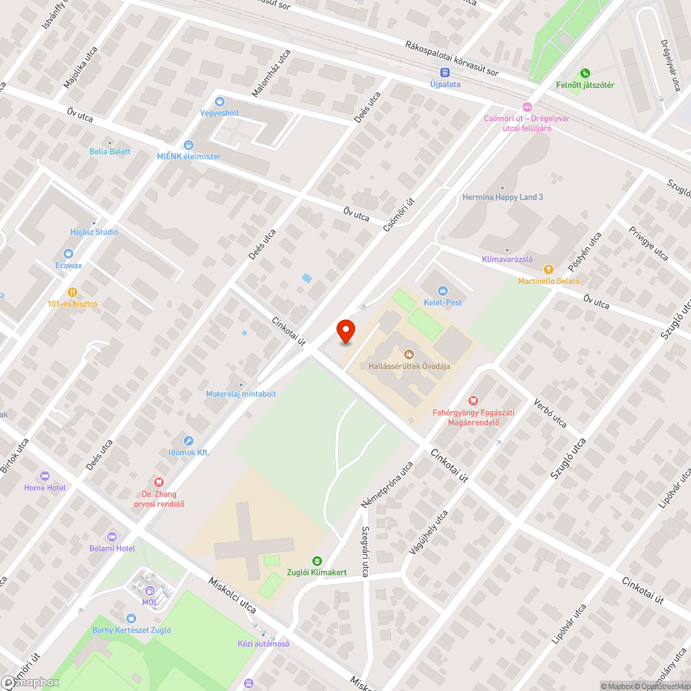 Ápolásra szoruló fa bejelentés helye