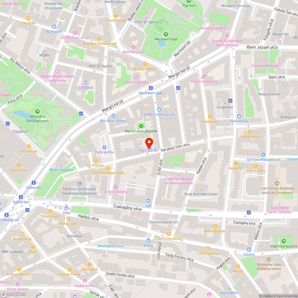 II. Varsányi Irén utca és környéke forgalomszabályozása bejelentés helye