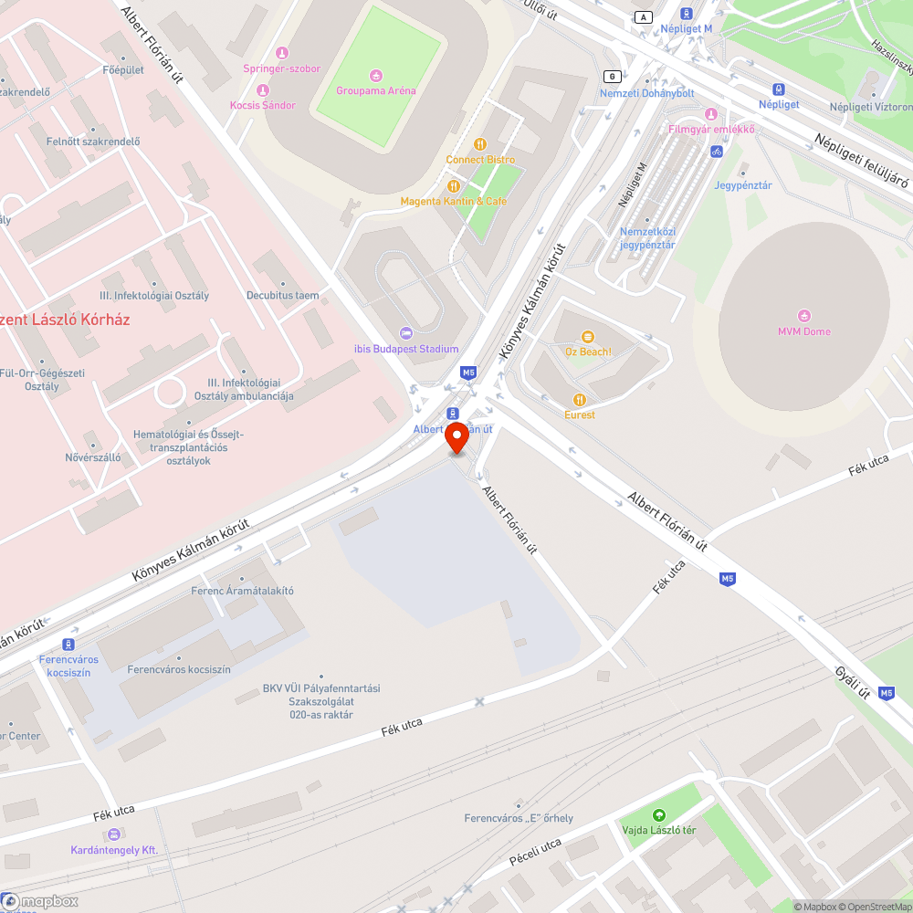 Kipusztult fa pótlása a kerékpárút mellett bejelentés helye