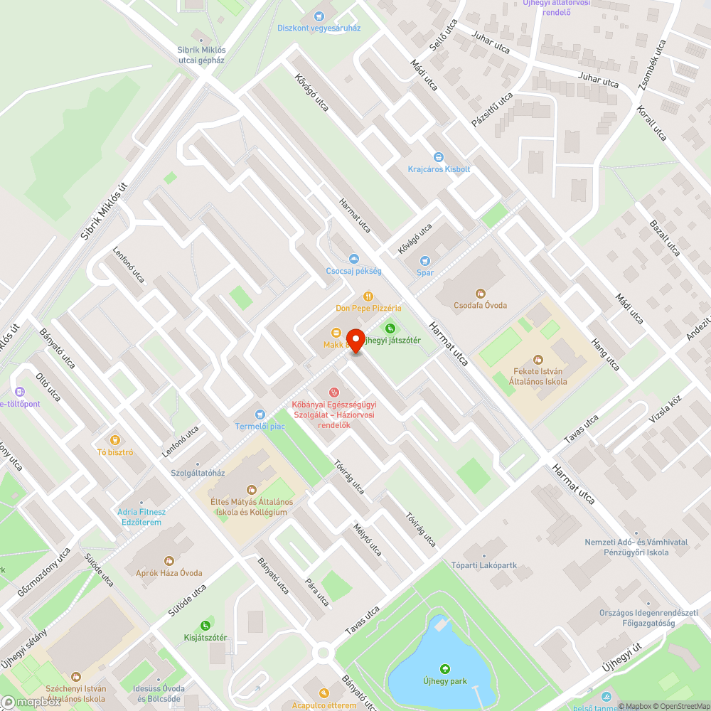 Rongálás bejelentés helye