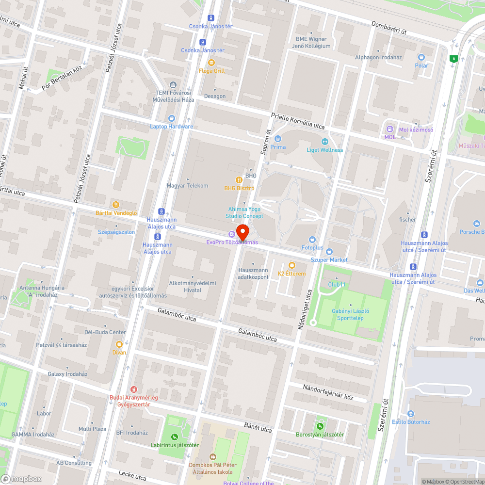 lezárt járdaszakasz bejelentés helye