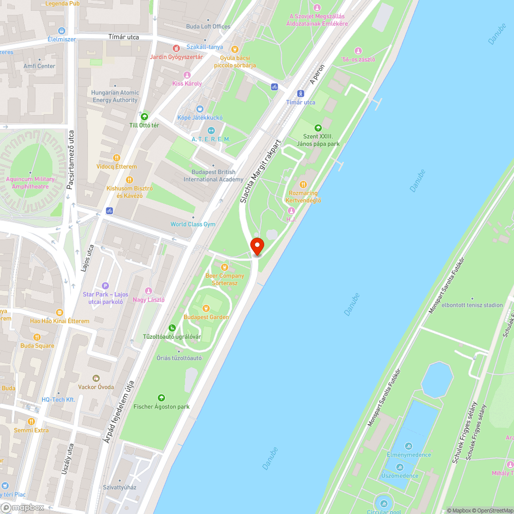 Átverős kerékpárút bejelentés helye