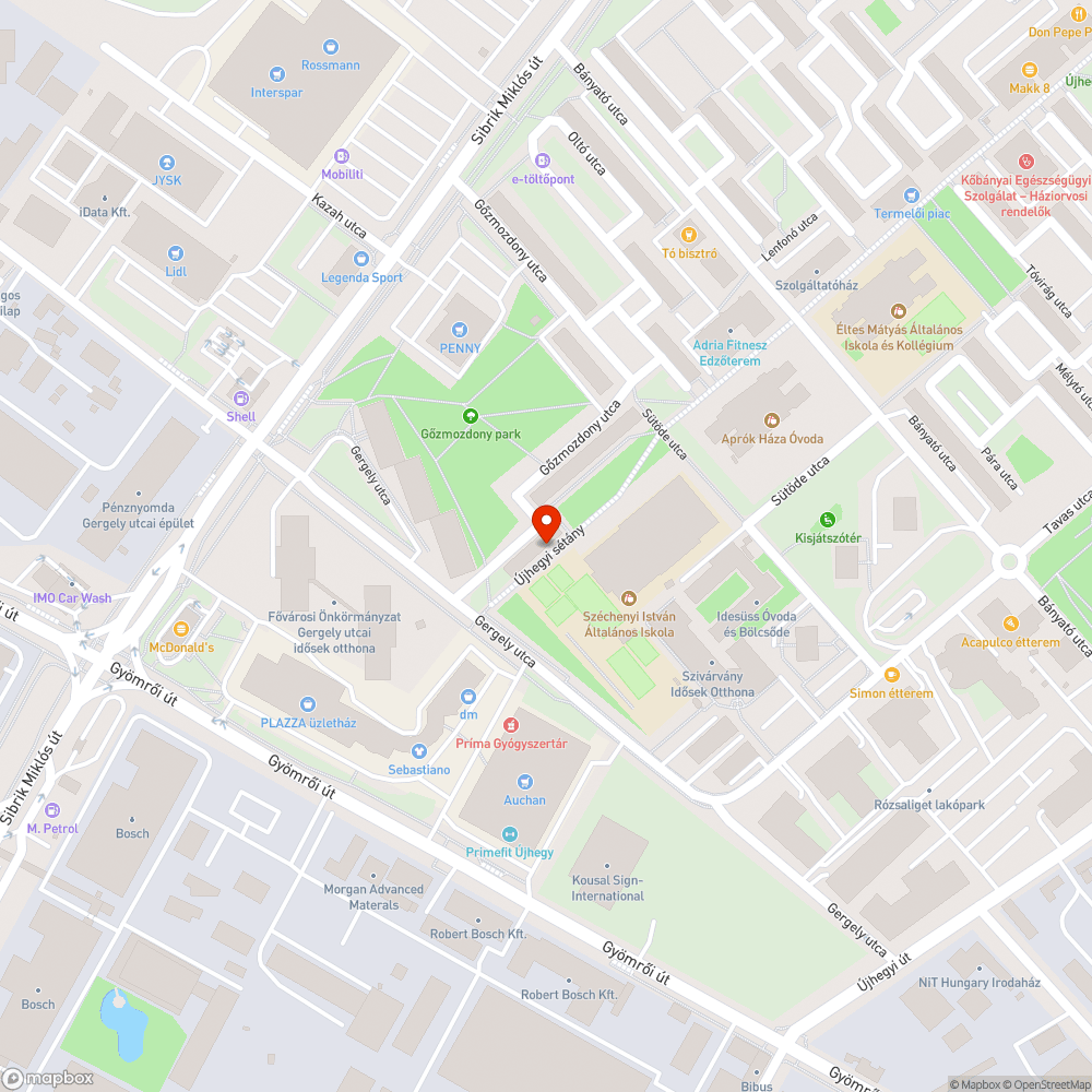 Pollerek elhelyezésének felülvizsgálata bejelentés helye