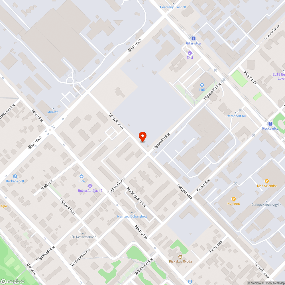 Zöld hulladék lerakónak használt utcasarok bejelentés helye