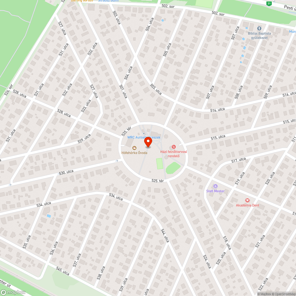 Rongálás... bejelentés helye