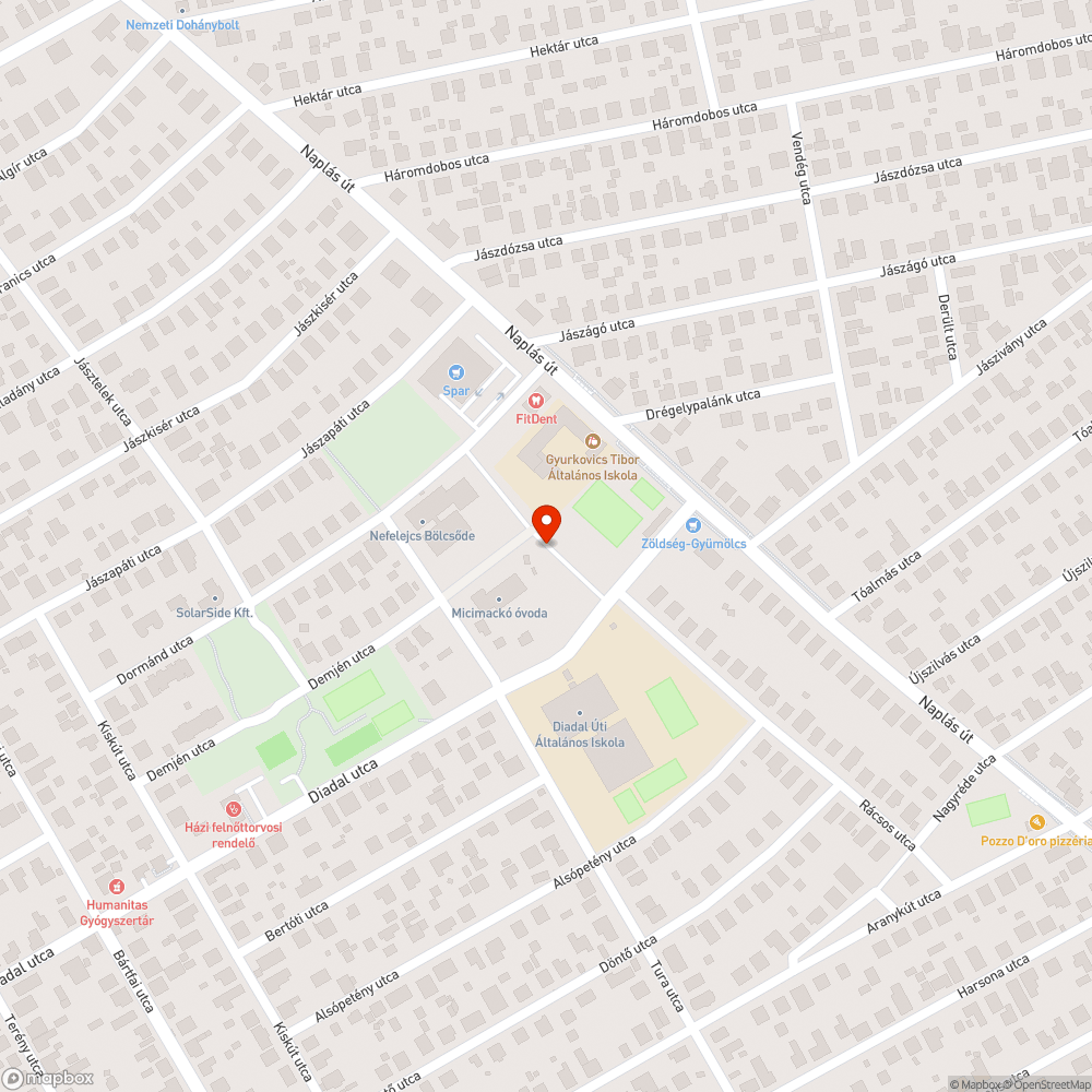 Nagyon rossz állapotú járda bejelentés helye