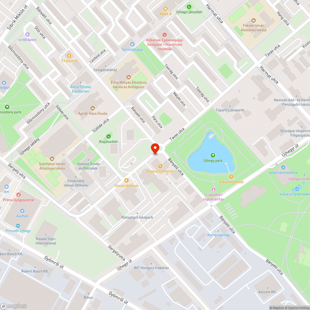 Megdöntött Gyalogátkelőhely tábla bejelentés helye